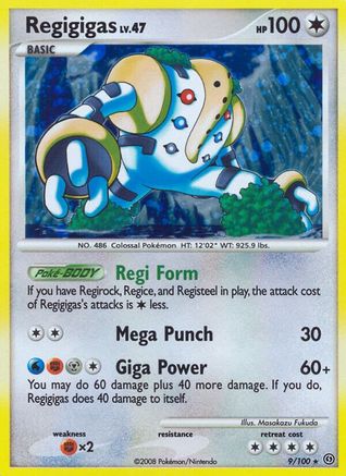 Regigigas - Reverse Holofoil Stormfront - Holo Rare