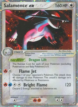Salamence ex - Holofoil Deoxys - Ultra Rare