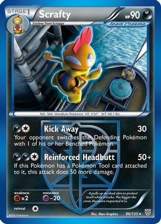 Scrafty (Team Plasma) Plasma Storm - Rare