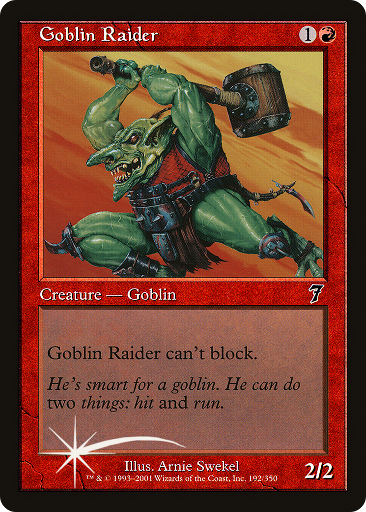 Goblin Raider (7ED-192★) - 7th Edition
