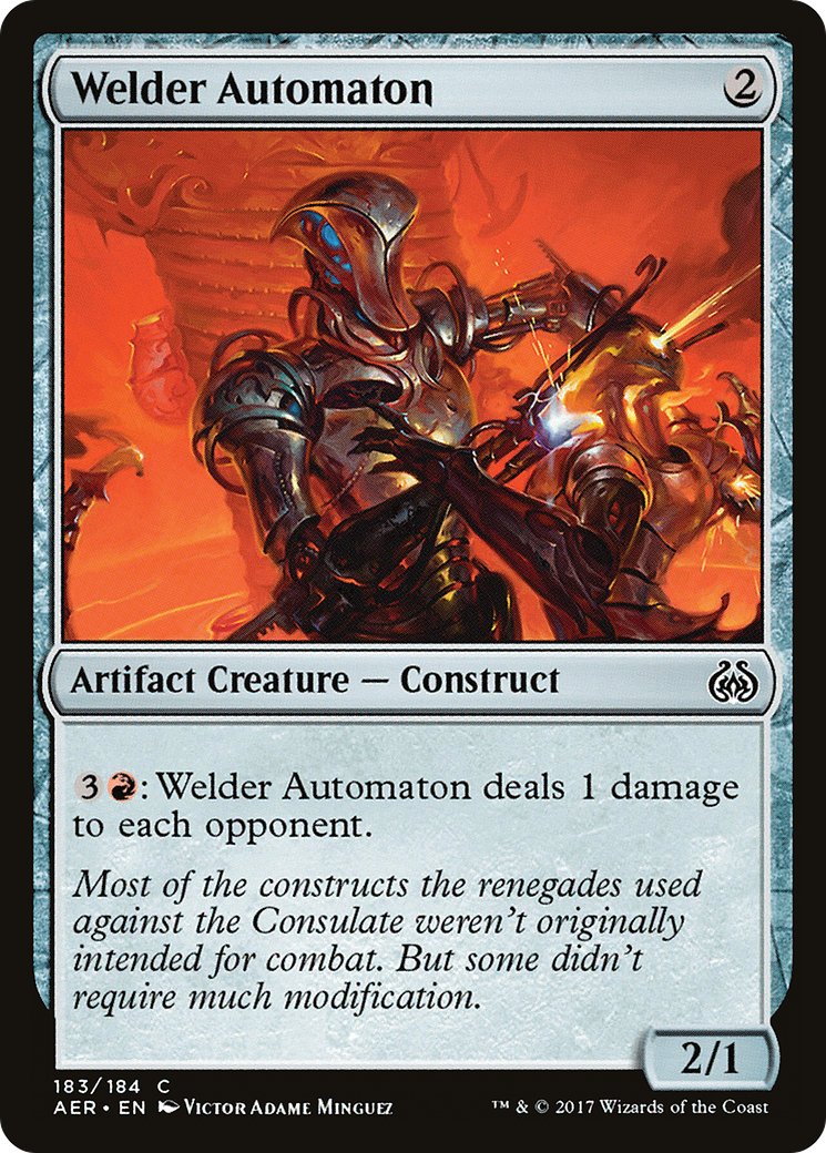 Welder Automaton (AER-183) - Aether Revolt Foil