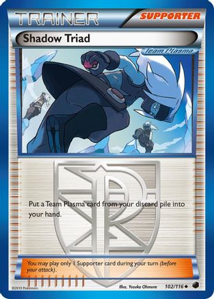 Shadow Triad (Team Plasma) - Reverse Holofoil Plasma Freeze - Uncommon