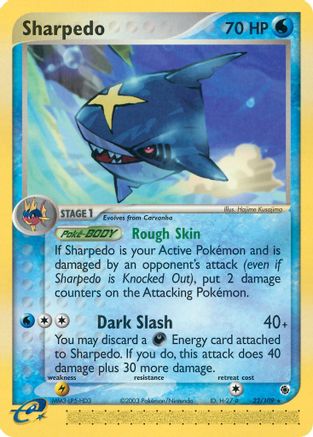 Sharpedo Ruby and Sapphire - Rare