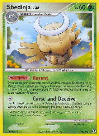 Shedinja Legends Awakened - Rare