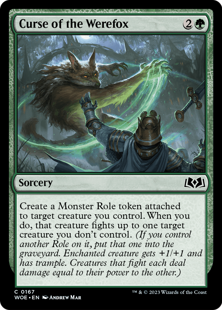 Curse of the Werefox (WOE-167) - Wilds of Eldraine Foil
