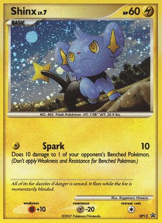 Shinx - DP15 - Holofoil Diamond and Pearl Promos - Promo