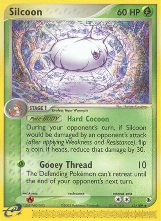 Silcoon - Reverse Holofoil Ruby and Sapphire - Uncommon