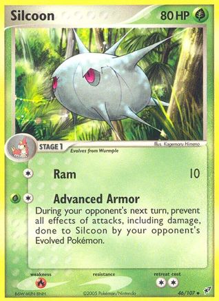 Silcoon - Reverse Holofoil Deoxys - Uncommon