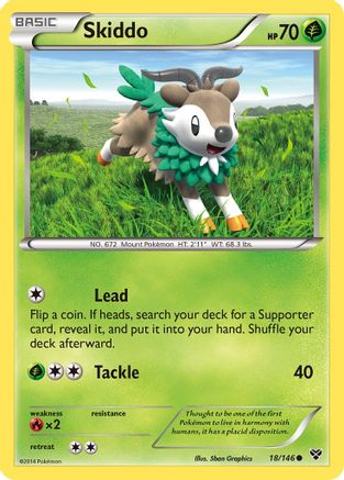 Skiddo XY Base Set - Common