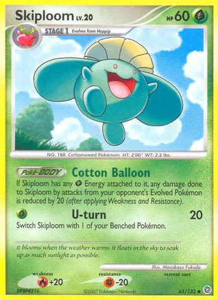 Skiploom - Reverse Holofoil Secret Wonders - Uncommon