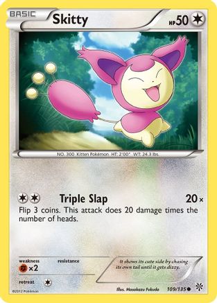 Skitty 109 Plasma Storm - Common