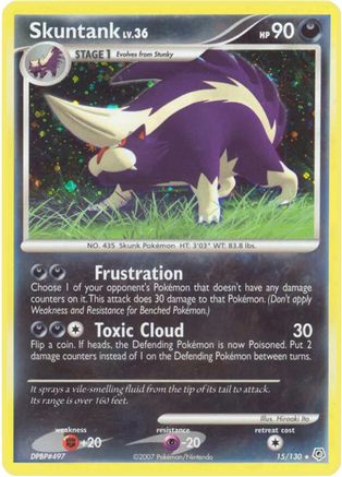Skuntank - Holofoil Diamond and Pearl - Holo Rare