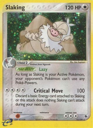 Slaking - Holofoil Ruby and Sapphire - Holo Rare