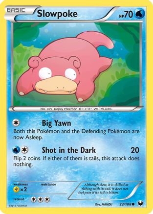 Slowpoke 023 Dark Explorers - Common