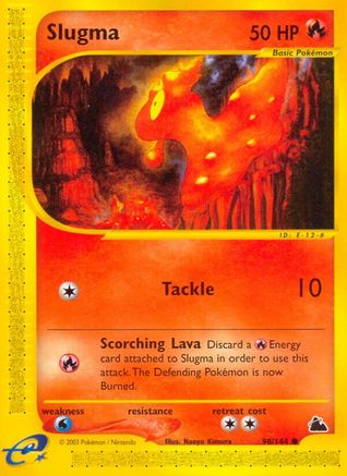 Slugma (98) - Reverse Holofoil Skyridge - Common