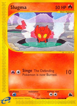Slugma (99) - Reverse Holofoil Skyridge - Common