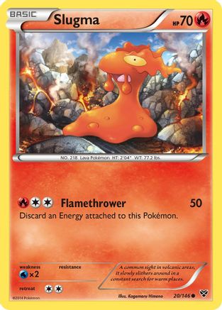 Slugma - Reverse Holofoil XY Base Set - Common