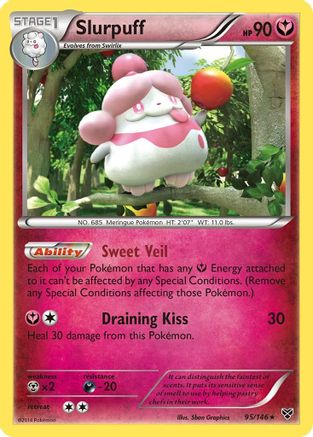 Slurpuff 095 - Holofoil XY Base Set - Holo Rare