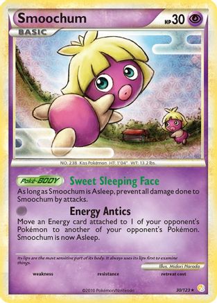 Smoochum 030 - Reverse Holofoil HeartGold SoulSilver - Rare