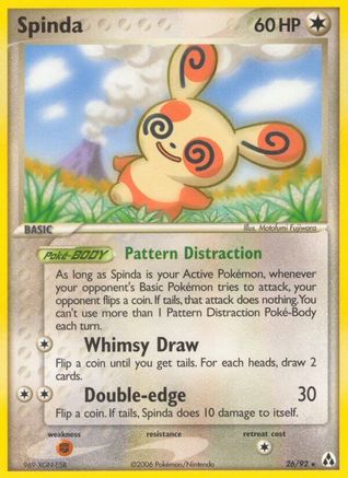 Spinda - Reverse Holofoil Legend Maker - Rare