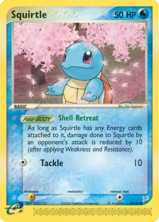 Squirtle - Reverse Holofoil Team Magma vs Team Aqua - Common