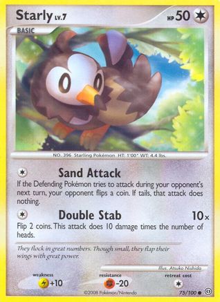 Starly - Reverse Holofoil Stormfront - Common