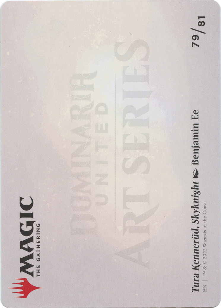 Tura Kennerüd, Skyknight // Tura Kennerüd, Skyknight (ADMU-079) - Dominaria United Art Series (Borderless)