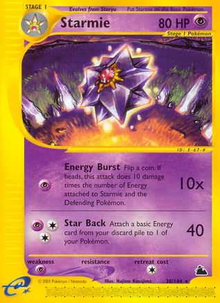Starmie (30) Skyridge - Rare