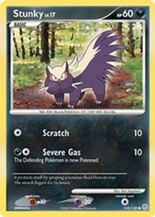 Stunky - Reverse Holofoil Diamond and Pearl - Common