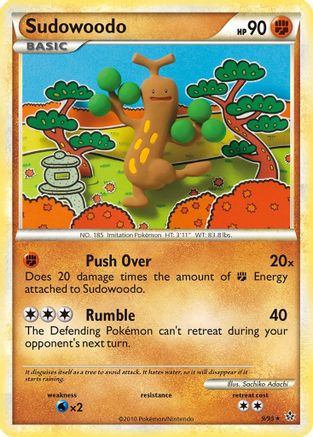 Sudowoodo - Holofoil Unleashed - Holo Rare