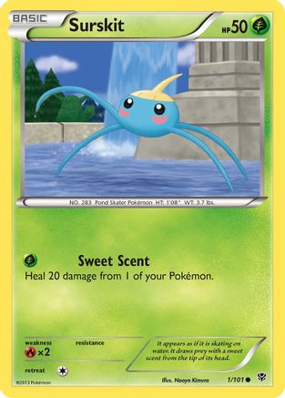 Surskit - Reverse Holofoil Plasma Blast - Common