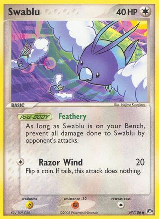 Swablu - Reverse Holofoil Emerald - Common