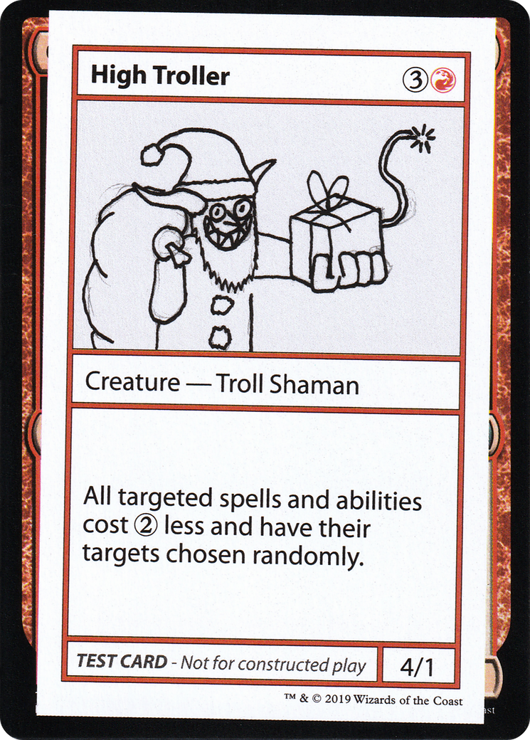 High Troller (No PW Symbol) (CMB1-) - Mystery Booster Playtest Cards 2021