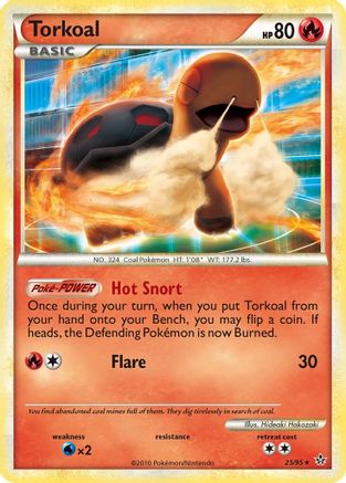 Torkoal - Reverse Holofoil Unleashed - Rare