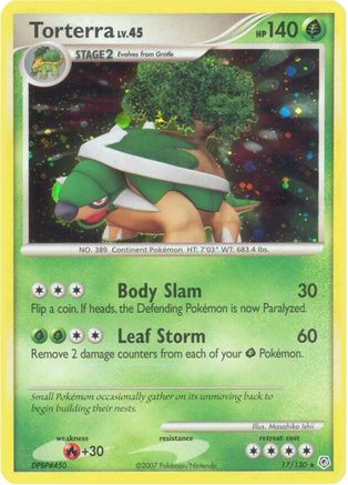 Torterra 017 - Holofoil Diamond and Pearl - Holo Rare