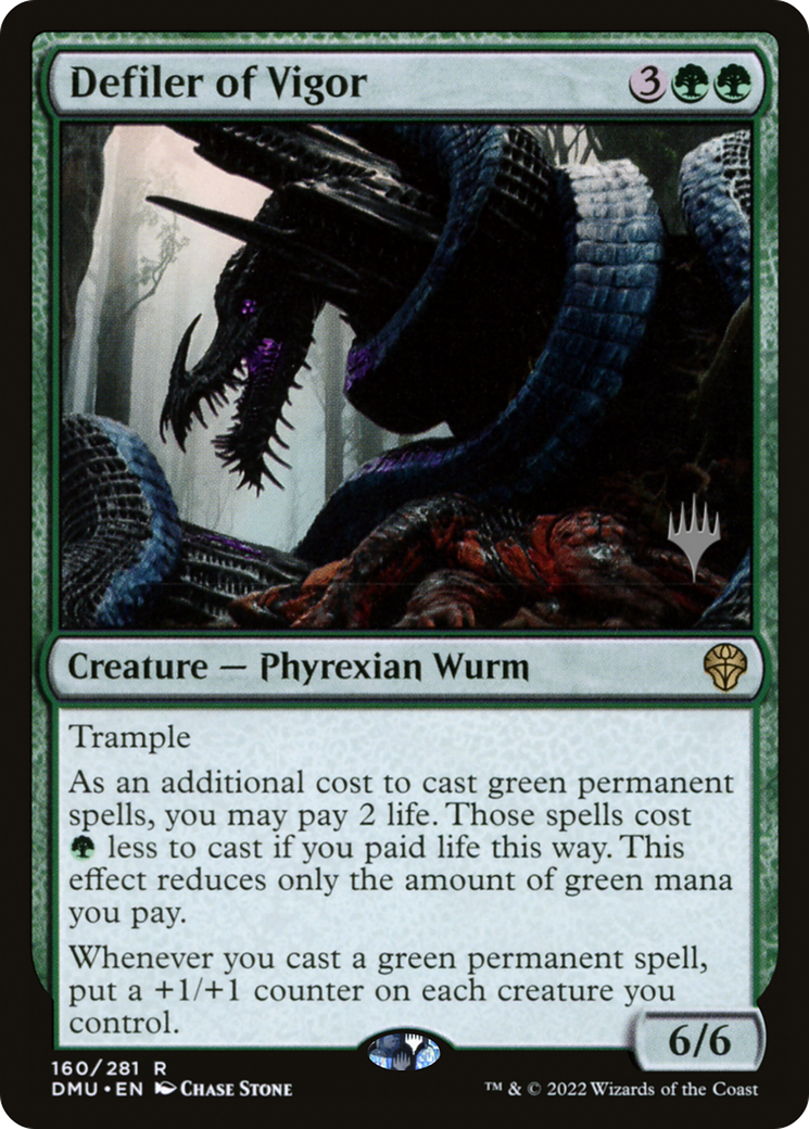Defiler of Vigor (PPDMU-160) - Dominaria United Promos Foil