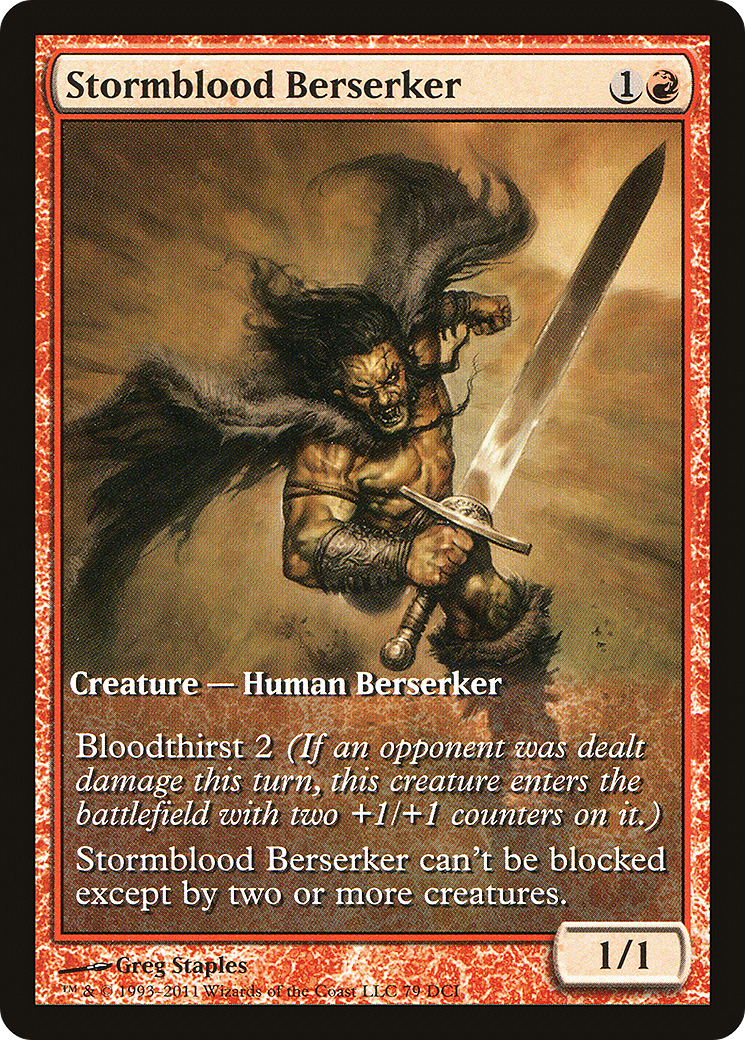 Stormblood Berserker (GAME-156) - DCI Promos