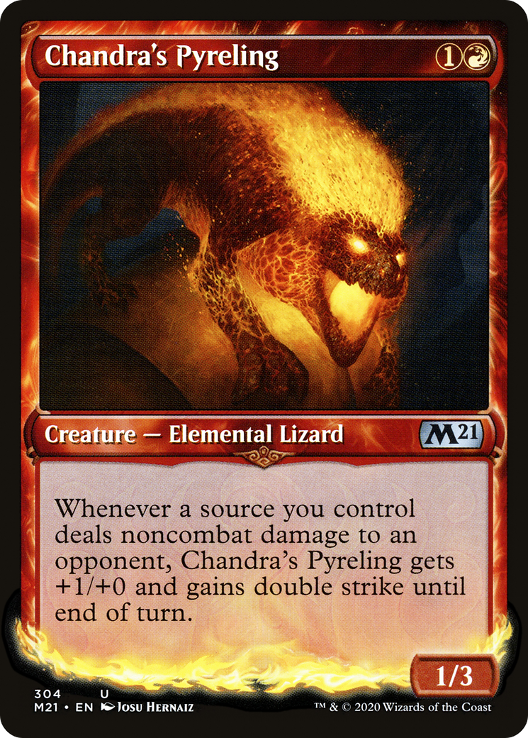 Chandra's Pyreling (Showcase) (M21-304) - Core Set 2021: (Showcase)
