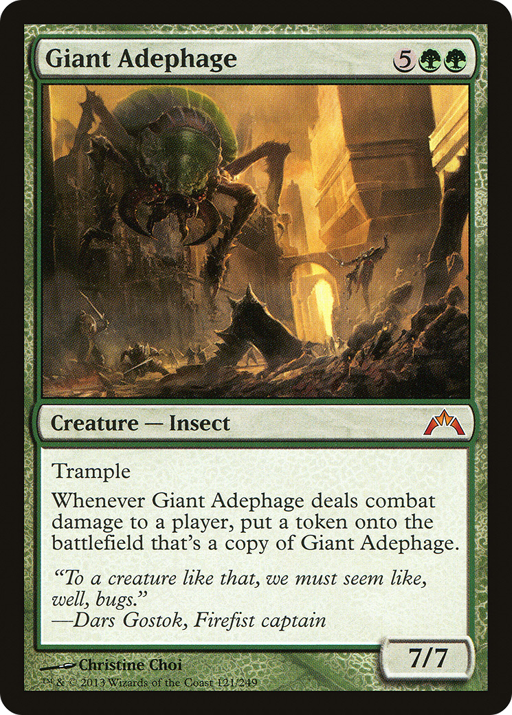 Giant Adephage (GTC-121) - Gatecrash
