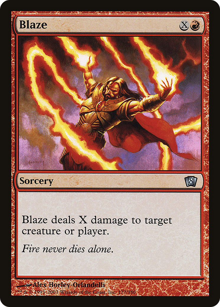 Blaze (8ED-177) - 8th Edition