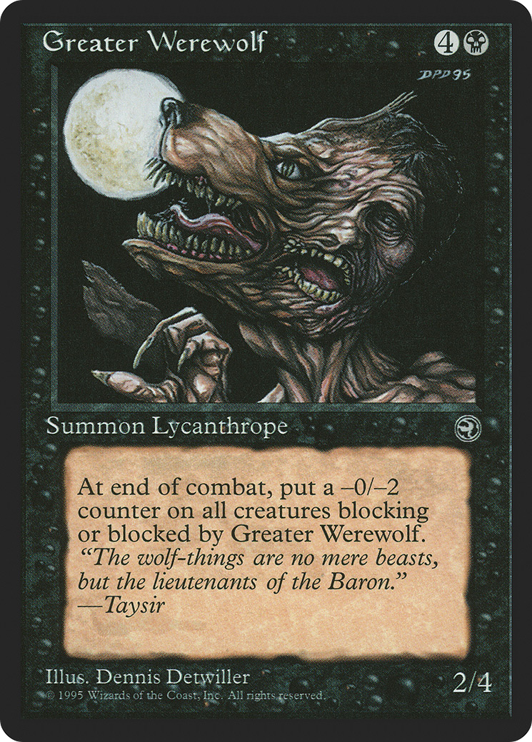 Greater Werewolf (HML-) - Homelands