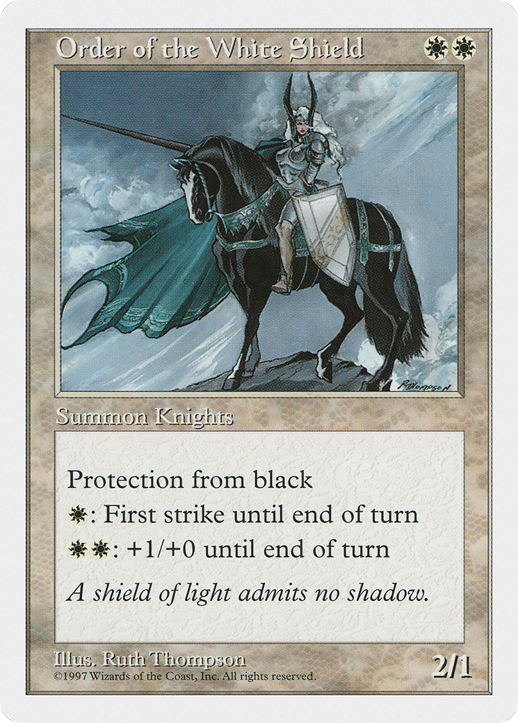 Order of the White Shield (5ED-) - Fifth Edition