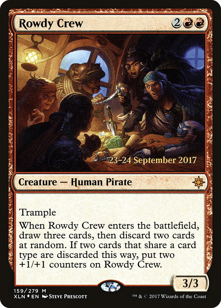 Rowdy Crew (PRE-159S) - Ixalan Promos Foil