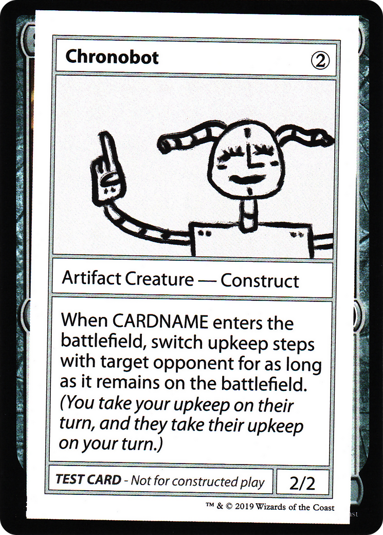 Chronobot (No PW Symbol) (CMB1-) - Mystery Booster Playtest Cards 2021