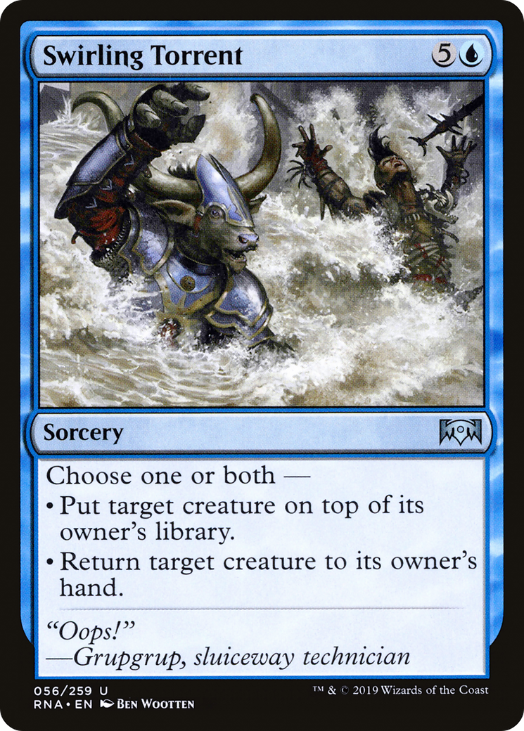 Swirling Torrent (RNA-056) - Ravnica Allegiance Foil