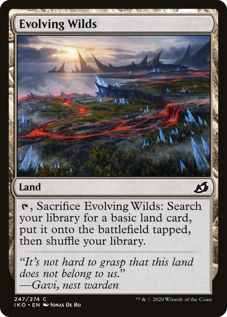 Evolving Wilds (IKO-247) - Ikoria: Lair of Behemoths Foil
