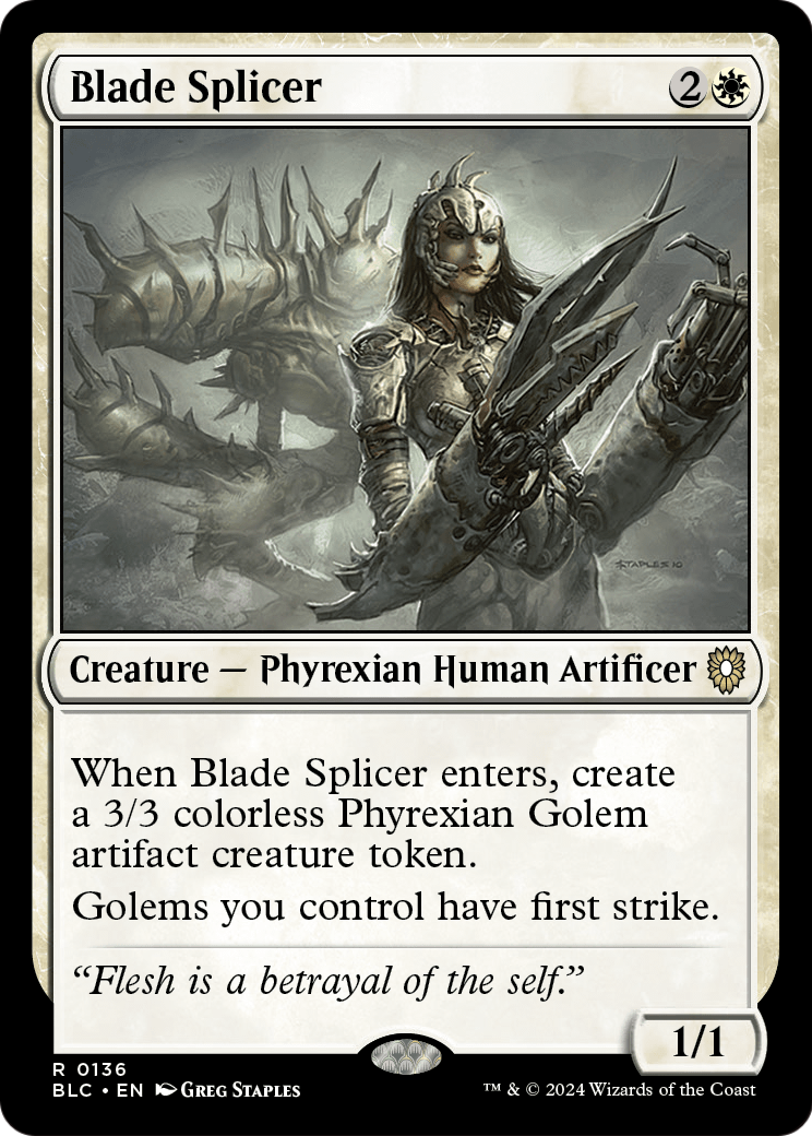 Blade Splicer (BLC-136) - Bloomburrow Commander