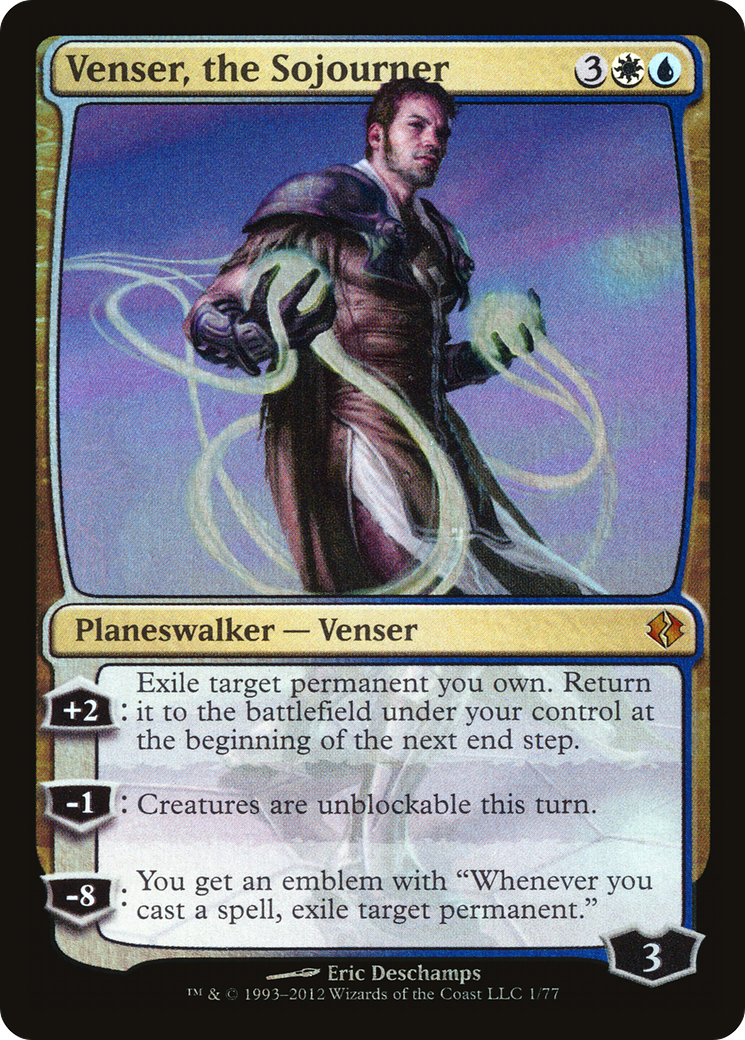 Venser, the Sojourner (DDI-001) - Duel Decks: Venser vs. Koth