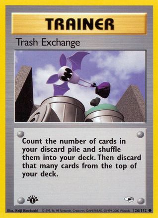 Trash Exchange 126 - 1st Edition Gym Heroes - Common