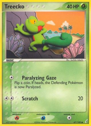 Treecko 067 Crystal Guardians - Common